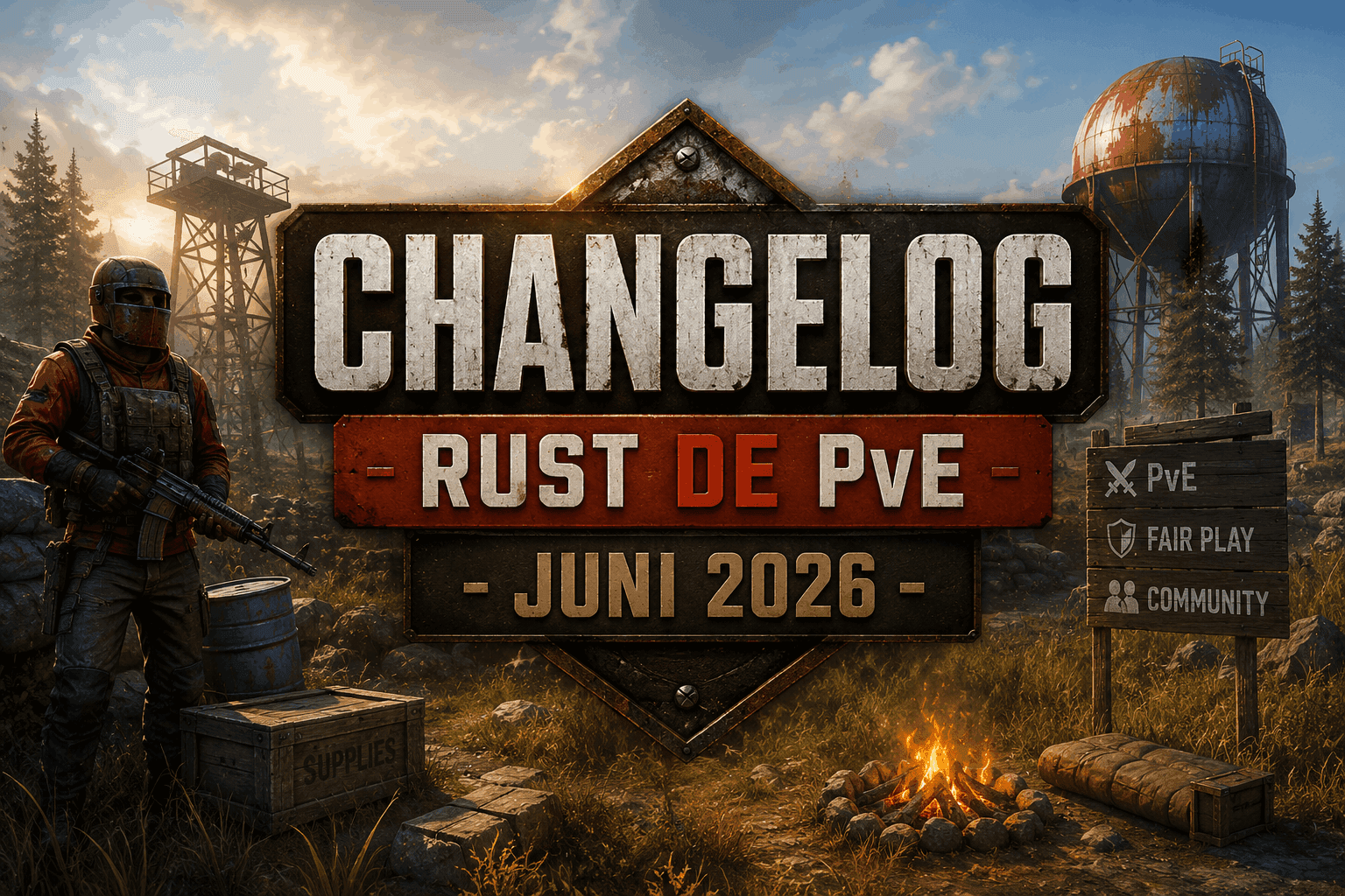 Changelog Rust DE PvE - Juni 2026