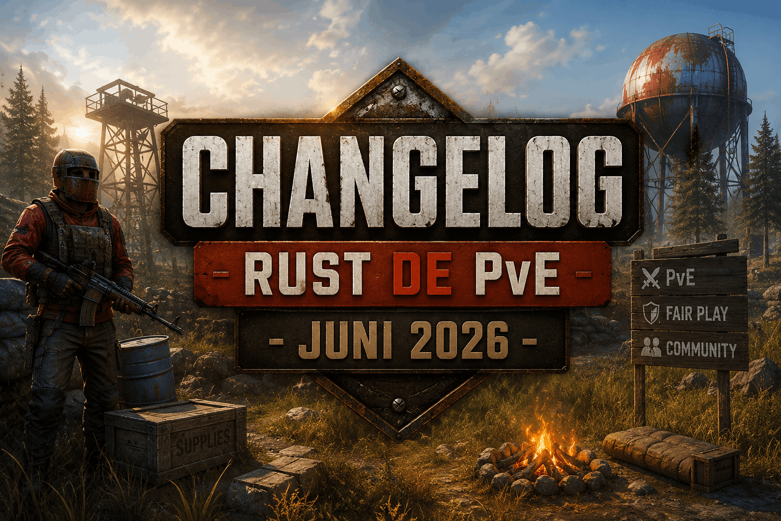 Changelog Rust DE PvE - Juni 2026