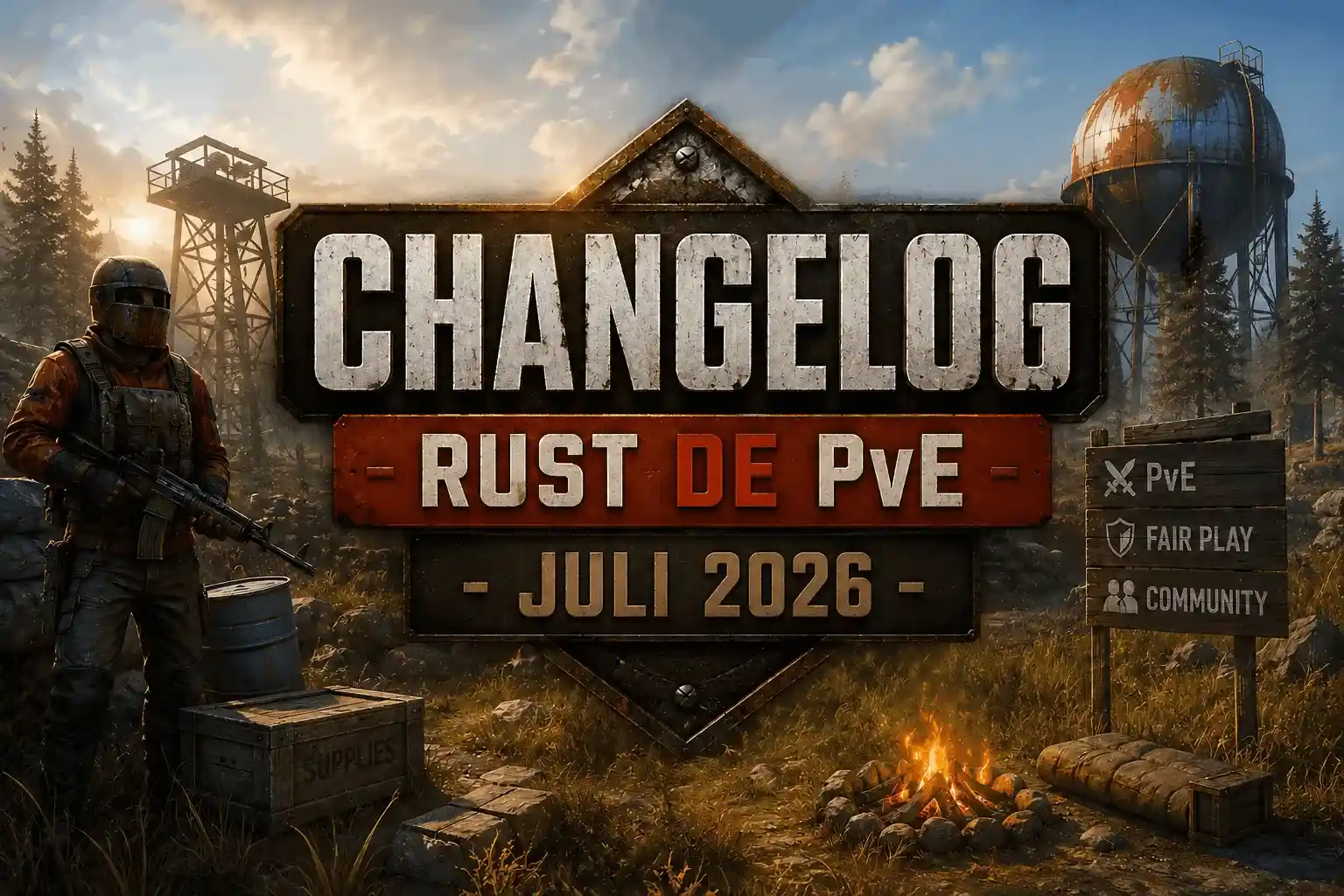 Changelog Rust DE PvE - Juli 2026
